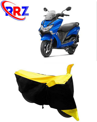 RRZ Waterproof Two Wheeler Cover for Suzuki(Burgman Street, Black, Yellow)
