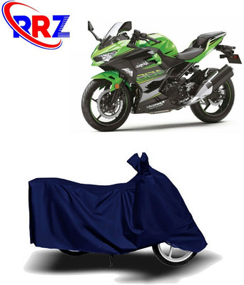 RRZ Two Wheeler Cover for Kawasaki(Ninja 400, Blue)