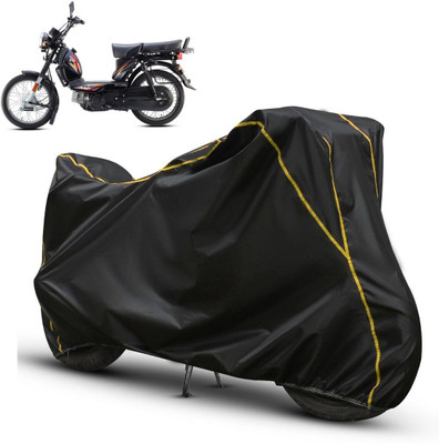 AUTOCAD Waterproof Two Wheeler Cover for TVS(XL 100, Black, Yellow)