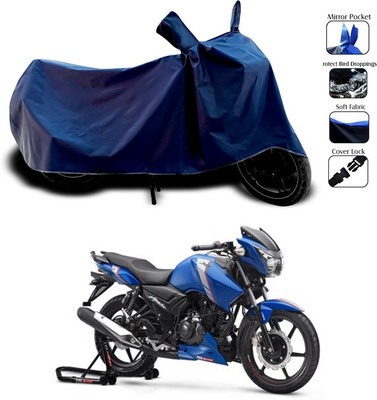 SEBONGO Waterproof Two Wheeler Cover for TVS(Blue)