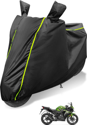 MOCKHE Waterproof Two Wheeler Cover for Honda(CBR 150R, Black)