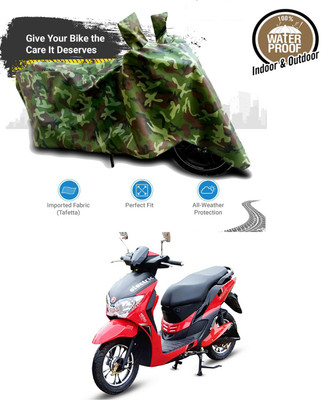 Furious3D Waterproof Two Wheeler Cover for Hero(Electric Dash, Multicolor)