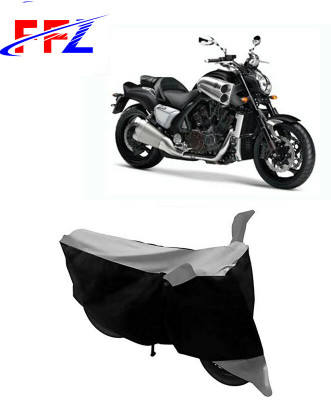 FFZ Waterproof Two Wheeler Cover for Yamaha(VMAX, Black, Grey)