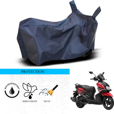 ANTHUB Waterproof Two Wheeler Cover for Yamaha(Ray ZR, Blue)