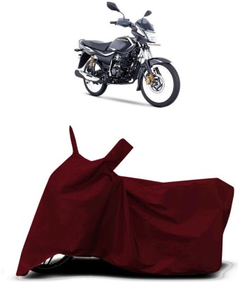 VESMEI Two Wheeler Cover for Bajaj(Platina 110 H-Gear BS6, Red)