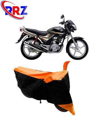 RRZ Waterproof Two Wheeler Cover for Yamaha(Libero, Black, Orange)