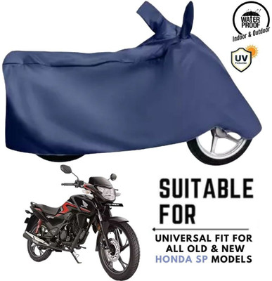 MADAFIYA Waterproof Two Wheeler Cover for Honda(SP125, Blue)