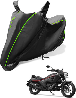 MOCKHE Waterproof Two Wheeler Cover for Suzuki(Intruder 250, Black)