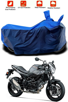 Mdstar Waterproof Two Wheeler Cover for Suzuki(SV650, Blue, Blue)