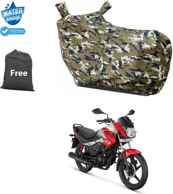 PAGORA Waterproof Two Wheeler Cover for Hero(Passion Pro i3S, Yellow)