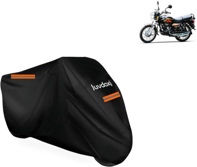 Juvdoxj Waterproof Two Wheeler Cover for TVS(Max 4R, Black)