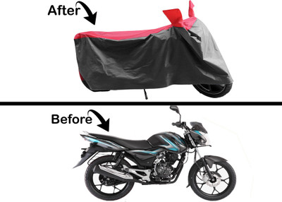 Archistylo Waterproof Two Wheeler Cover for Bajaj(Discover 125 DTS-i, Red)