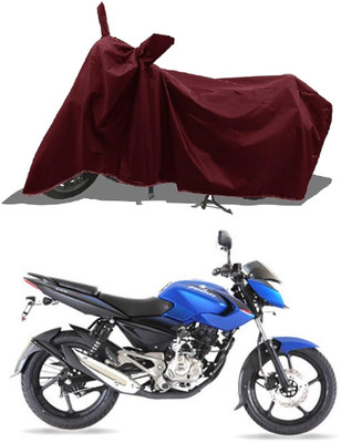 MWBB Waterproof Two Wheeler Cover for Bajaj(Pulsar 135 LS DTS-i, Maroon)