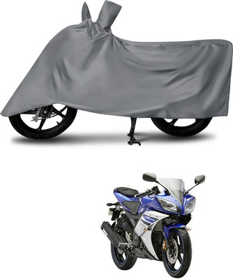 MMSSTAR Waterproof Two Wheeler Cover for Yamaha(YZF-R15 V2, Grey)