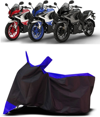 VESMEI Two Wheeler Cover for Bajaj(Pulsar SS400, Blue)