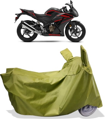 Amexride Two Wheeler Cover for Honda(CBR300R, Maroon)