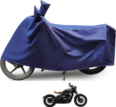 Euro Care Waterproof Two Wheeler Cover for JAWA(Perak, Blue)