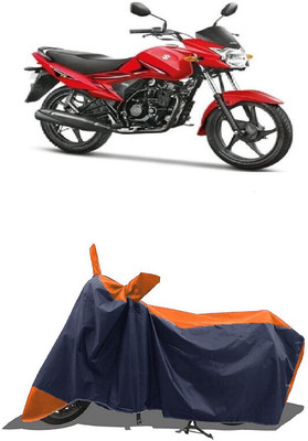 SUGASHRI Waterproof Two Wheeler Cover for Suzuki(Hayate EP, Orange, Blue)