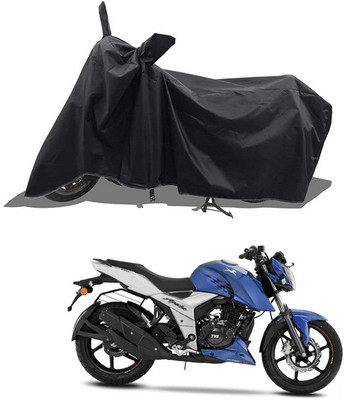 PAGORA Waterproof Two Wheeler Cover for TVS(Apache RTR 160 4V, Black)