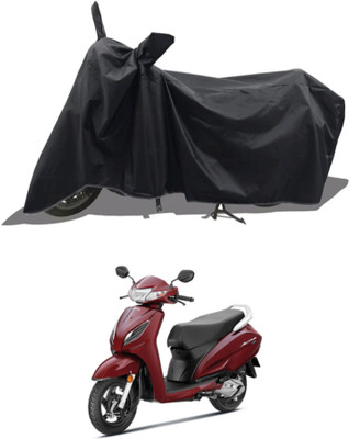 WMIZEXA Waterproof Two Wheeler Cover for Universal For Bike(Activa 6G, Black)