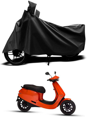 AUTOCAD Waterproof Two Wheeler Cover for Ola(Black)