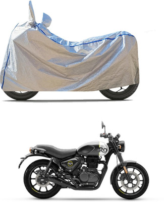 CODOKI Waterproof Two Wheeler Cover for Royal Enfield(Hunter 350, Silver)