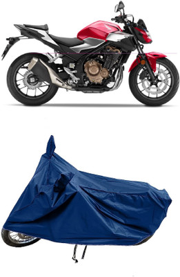 SPECTUS Two Wheeler Cover for Honda(CB500F, Blue)