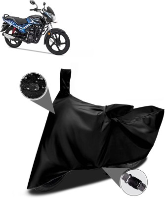 DeepShakshi AUTOMOTIVE Two Wheeler Cover for TVS(Star City Plus BS6, Black)