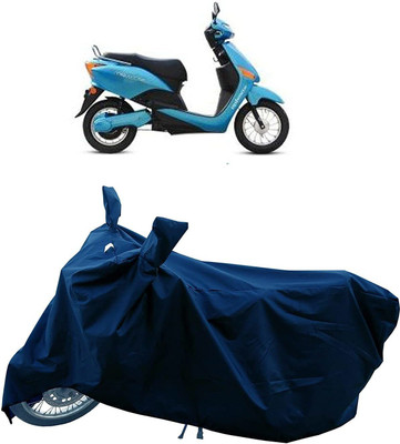Mdstar Waterproof Two Wheeler Cover for Hero(Electric Optima, Blue)