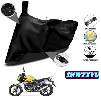 smwzxyu Waterproof Two Wheeler Cover for TVS(Raider, Black)