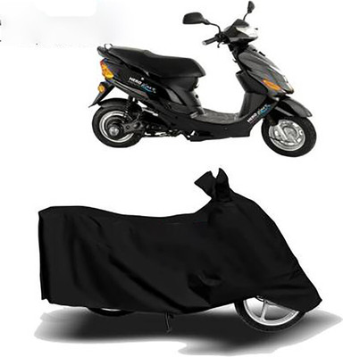 MMSSTAR Waterproof Two Wheeler Cover for Hero(Electric Wave Dx, Black)