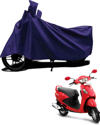 KEDIT Waterproof Two Wheeler Cover for Hero(Pleasure Plus, Blue)