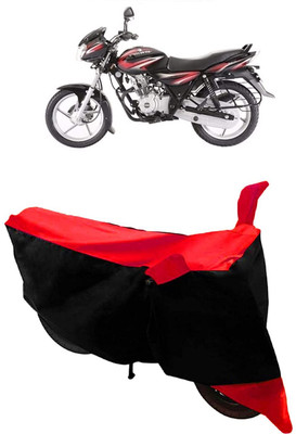 AASHTIK MART Two Wheeler Cover for Bajaj(Discover 125 DTS-i, Red)