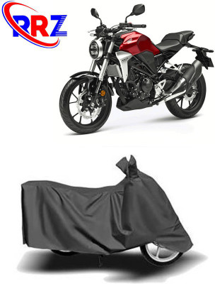 RRZ Waterproof Two Wheeler Cover for Honda(CB300R, Grey)