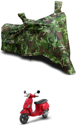 DeepShakshi AUTOMOTIVE Waterproof Two Wheeler Cover for Vespa(Urban Club BS6, Green)
