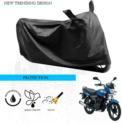 ANTHUB Waterproof Two Wheeler Cover for Bajaj(Platina 125, Black)