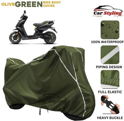 Car Styling Waterproof Two Wheeler Cover for Ather(450 X, Green)