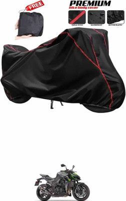 DeepShakshi AUTOMOTIVE Two Wheeler Cover for Kawasaki(Z1000, Black)