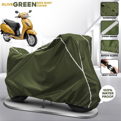 FBC Waterproof Two Wheeler Cover for Honda(Activa 6G, Green)