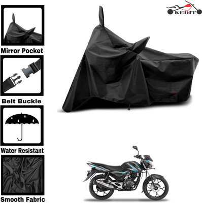 AASHTIK MART Two Wheeler Cover for Universal For Bike(Discover 110, Black)