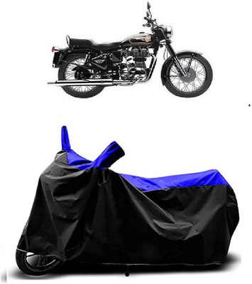 VESMEI Two Wheeler Cover for Royal Enfield(Standardv, Blue)