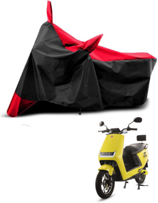 AASHTIK MART Two Wheeler Cover for Universal For Bike(Electric EDDy, Red, Black)