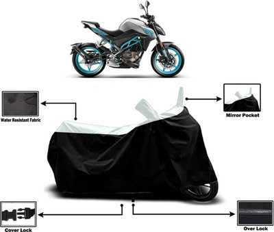 Amexride Two Wheeler Cover for CFMoto(300NK, White)