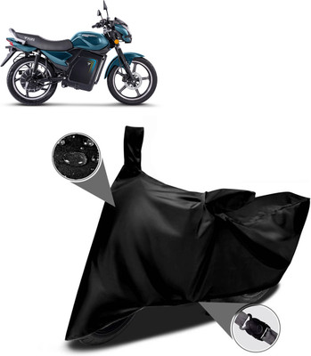 AutoGalaxy Waterproof Two Wheeler Cover for PURE EV(Black)