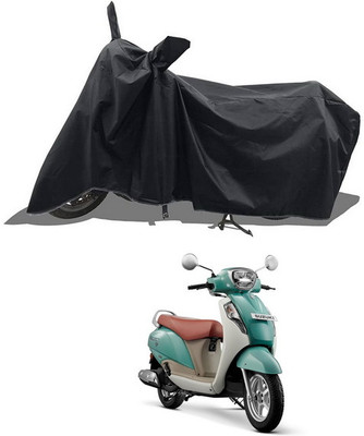 PAGORA Waterproof Two Wheeler Cover for Suzuki(New Access 125, Black)