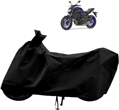 Horseyaart Waterproof Two Wheeler Cover for Yamaha(MT 07, Black)