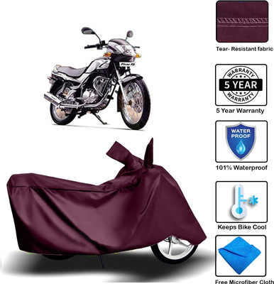 MISSION COLLECTION Waterproof Two Wheeler Cover for TVS(Fiero F2, Maroon)