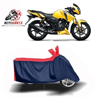 DeepShakshi AUTOMOTIVE Waterproof Two Wheeler Cover for TVS(Apache, Red, Blue)