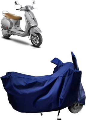 Amexride Two Wheeler Cover for Vespa(VXL 125 BS6, Blue)