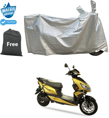 CODOKI Waterproof Two Wheeler Cover for Okinawa(Silver)